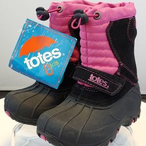 TOTES Toddler Girl JoJo Waterproof Boots